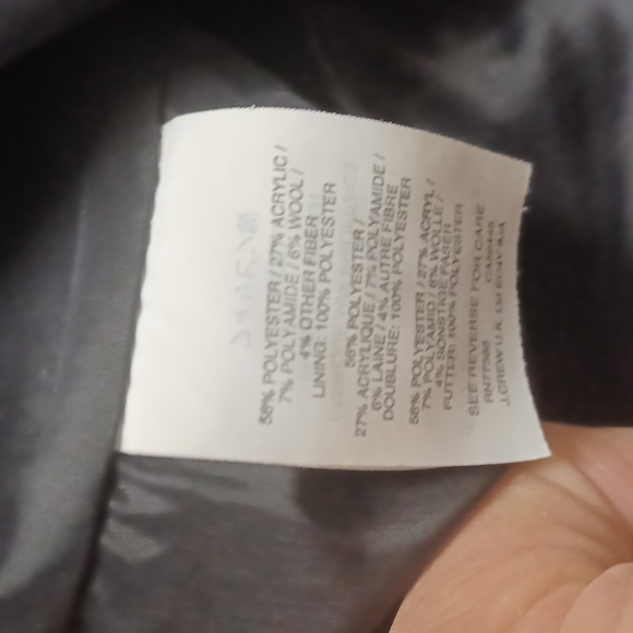 J.Crew Tweed Multicolored Fringe Trim Short Sleeve Shift Dress oversize - Picture 7 of 7